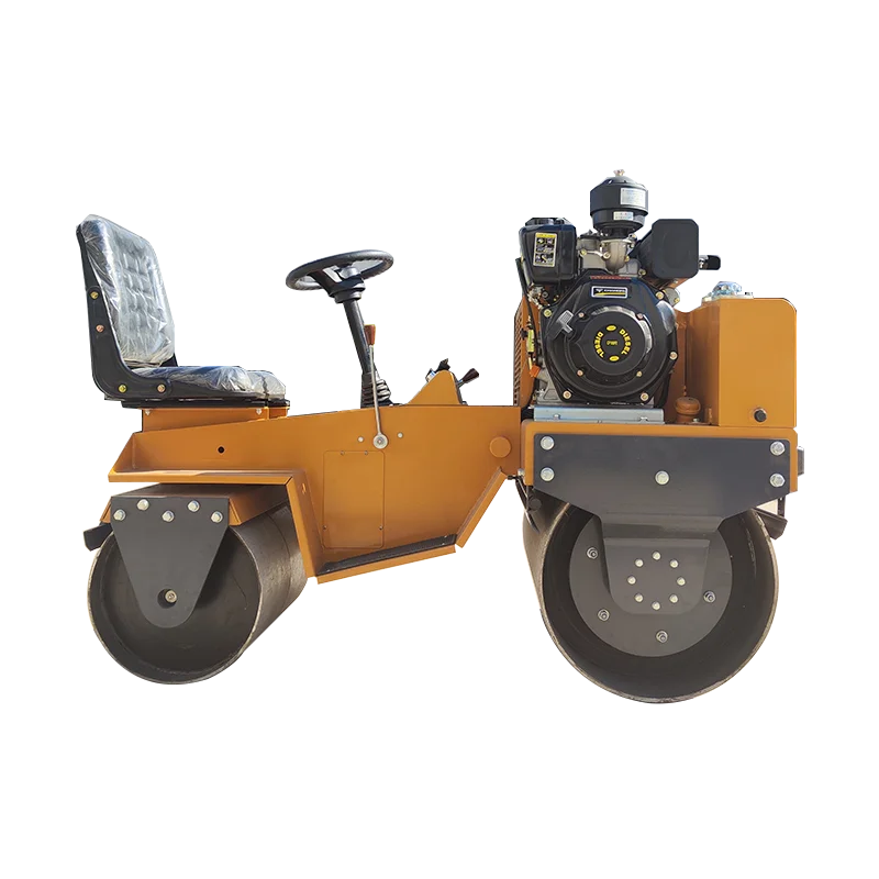 Low price fully hydraulic 850kg pedestal roller self propelled vibrating wheel ride on roller for sale