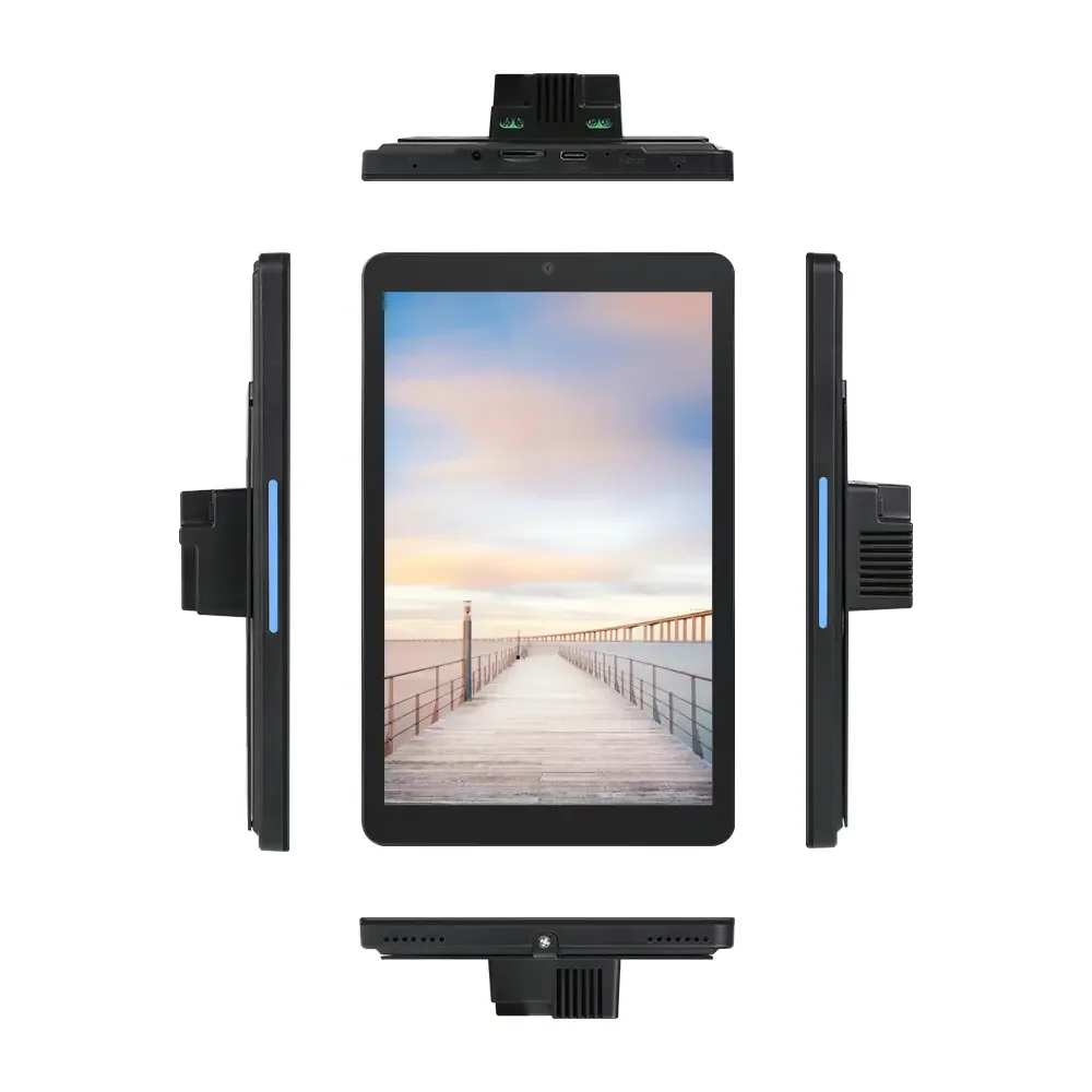 OEM ODM 8Inch Smart Home Central Control Panel RK3566 CPU Android11 System Wall Mounted Tablet PC With Both Sides Light Bar