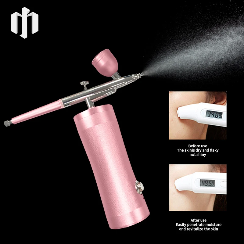 Oxygen Injection Instrument Facial Beauty Spray Face Steamer Portable Moisturizing Machine Airbrush
