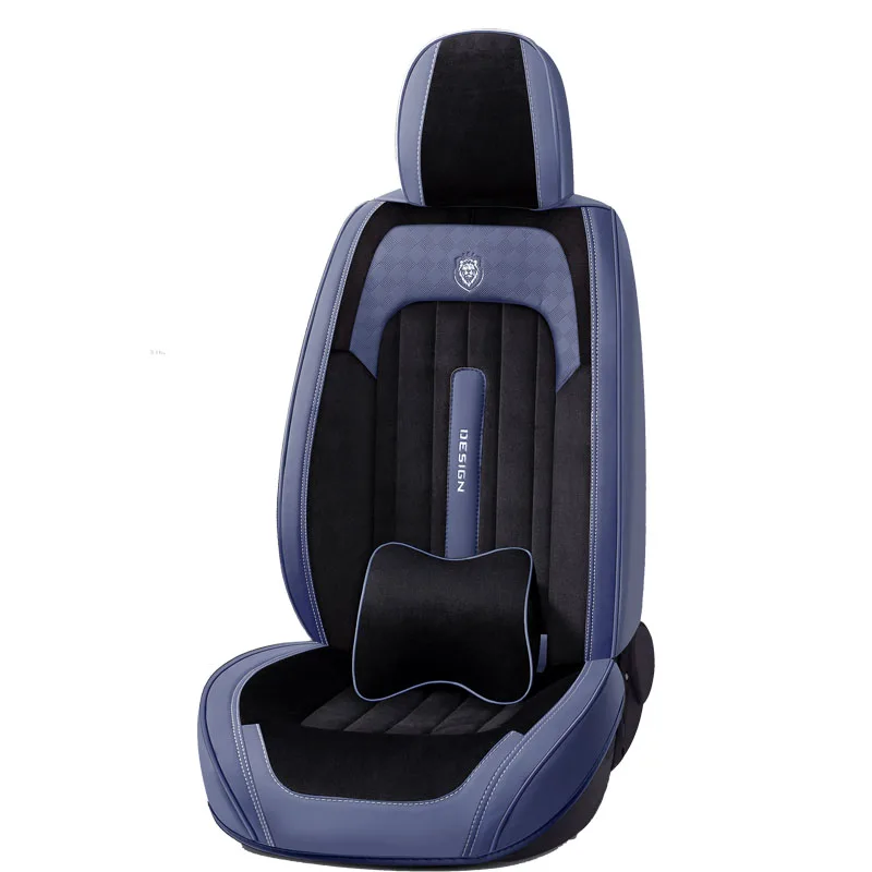 High quality PU PVC car seat cover universal luxury seamless car seat covers
