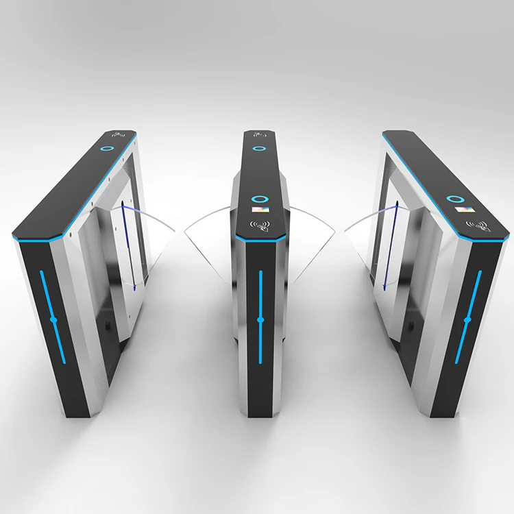 Good Quality Flap Gate Barrier Turnstile Access Control System