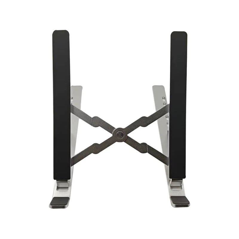 Ergonomic Foldable Portable Cooler Six Height Adjustable Laptop Stand Black Silicon Foldable Laptop Stand Holding Laptop Lot Art