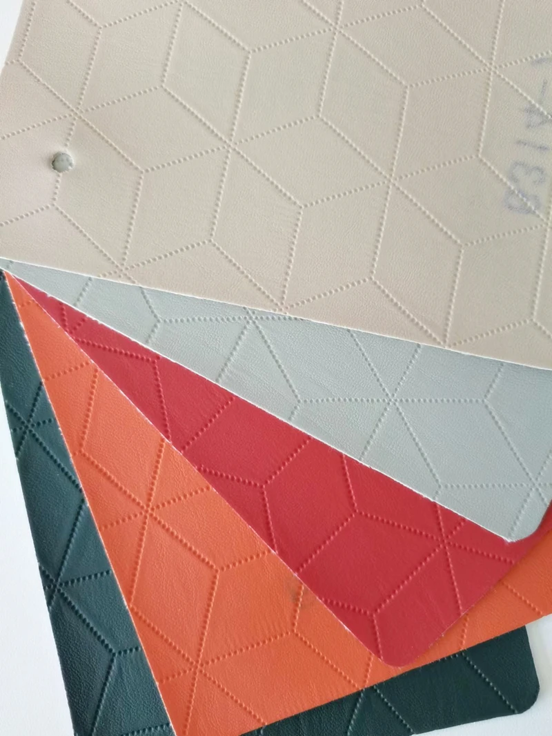 2022 Wholesale Waterproof Grain Artificial Leather For Home Textile Car Seat Upholstery