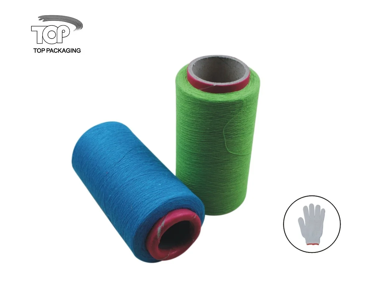 Красные окрашенные хлопковые носки с открытым концом