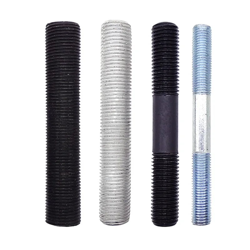 Fastener Double End Studs Threaded Rod Stud Bolt Threaded Bar HDG Black Zinc High Strength Grade 8.8 Studs