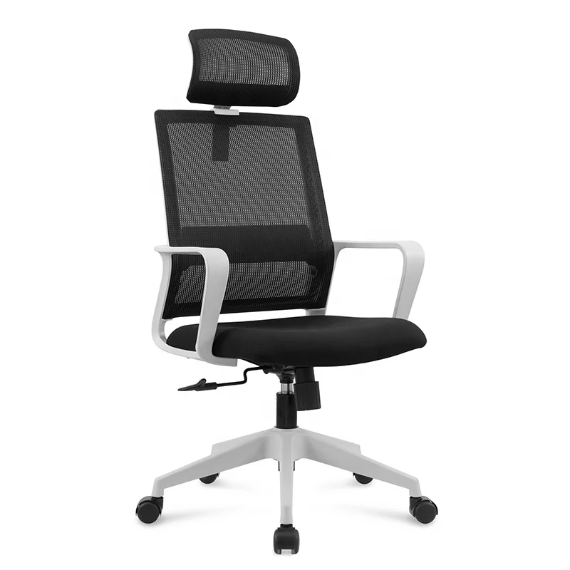 Hot Sale Wholesale Black High Back Adjustable Swivel Ergonomic Mesh Office Chair Modern