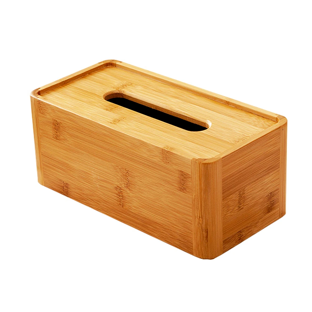 Rectangular Napkin Holder Bamboo Tissue Box