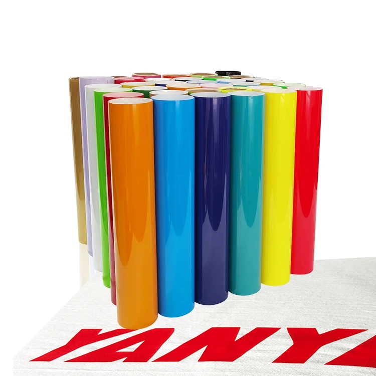 Wholesale Pu Iron On Designs Printing vinil Flex Roll Cricut Htv Film Heat Transfer Vinyl  for Clothes