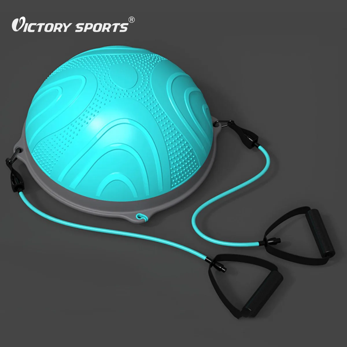 Eco Friendly Training Non-slip Core Training Yoga Massage Body Inflatable Half Balance Ball Half Ball