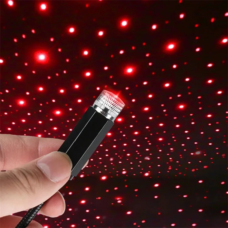 Проекционный светильник со звездой на крыше романтический ночник с USB атмосферный для автомобиля украшение потолка