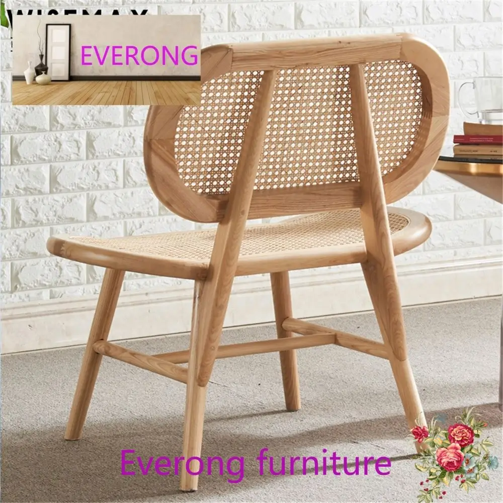 High quality wooden restaurant garden line cafe hotel dining rattan wicker bistro chair for sale