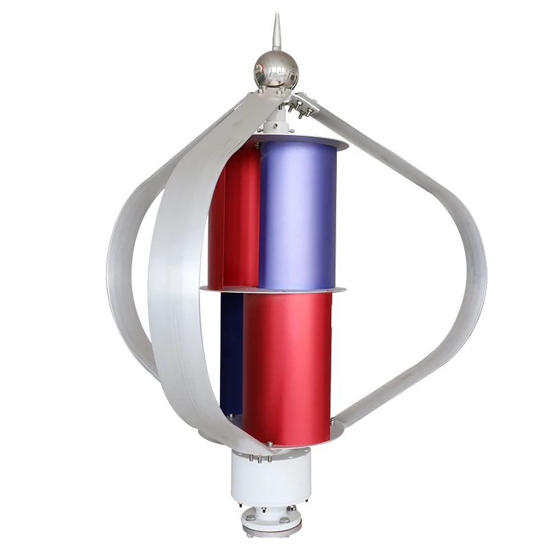 Vertical Axis Wind Power Generator 3KW Small Wind Turbine 48V Alternative Energy System