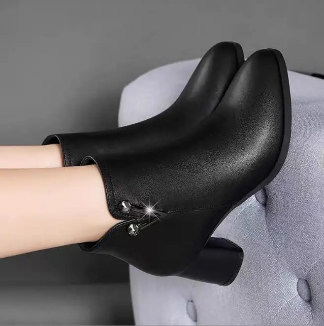 Fashion High Quality Boots Women Shoes Autumn And Winter Comfortable Warm Ankle Women Shoes Boots