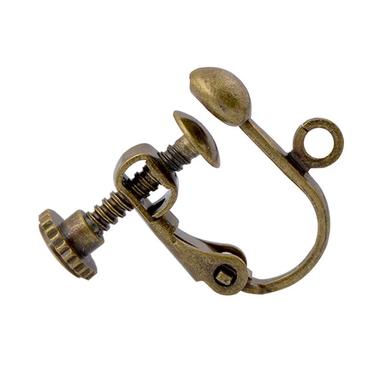 Screw ear clips, ear pierced spiral ear clips, DIY earrings jewelry accessories