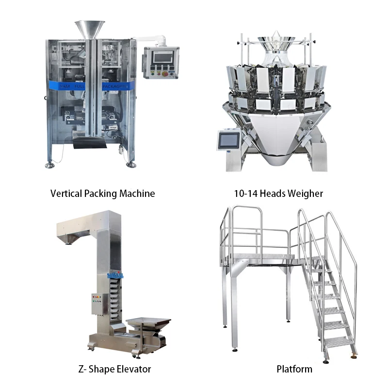 Automatic vertical peanut dried fruit candy packing machine snack bag raisins dry fruits packing machines