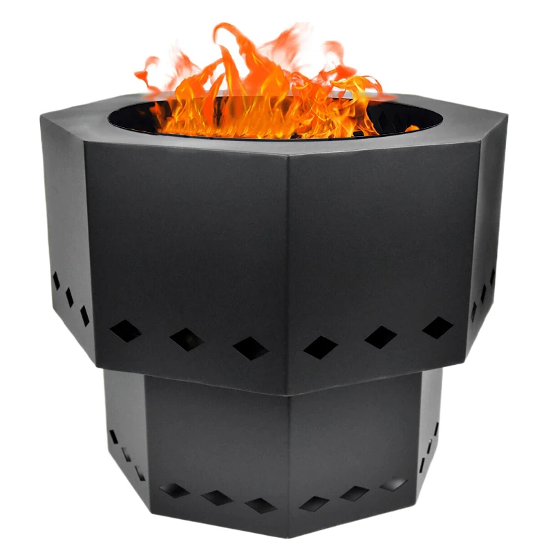 Ur-health Hot Sale Outdoor Wood Burning Cast Iron Fire Pit Eco-Friendly Low Smoke Wood Burning Fire Pit