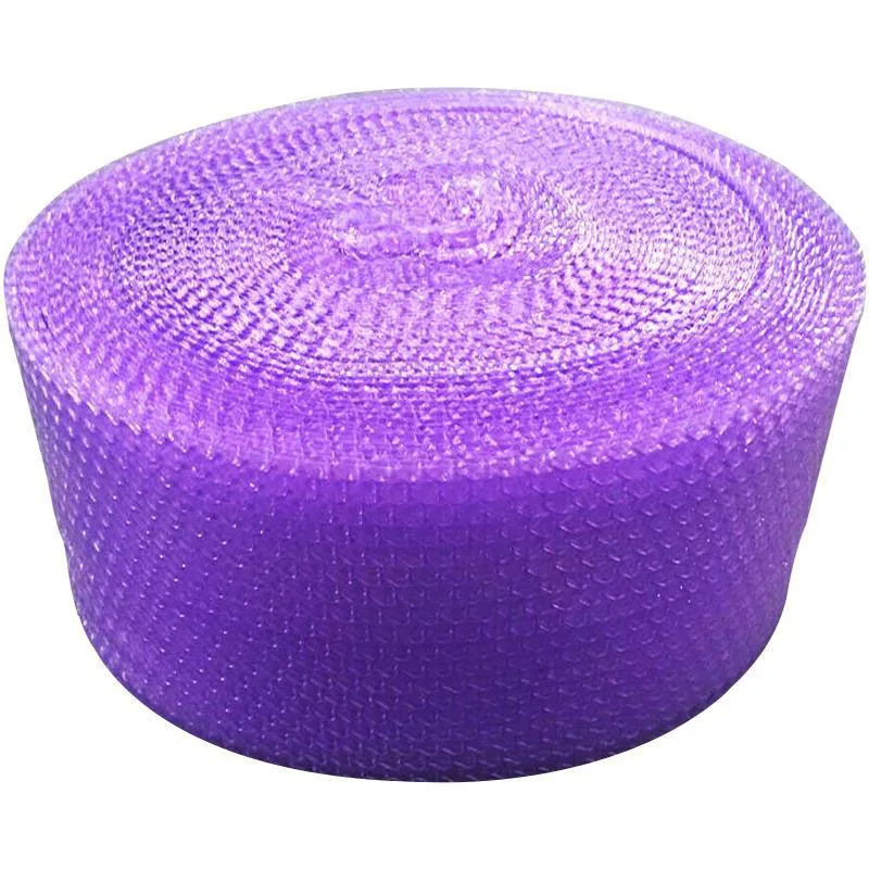 Purple Bubble Cushioning Roll for Packing Easy-to-Tear Foil /Buble/ Packaging Bubble Plastic Packaging