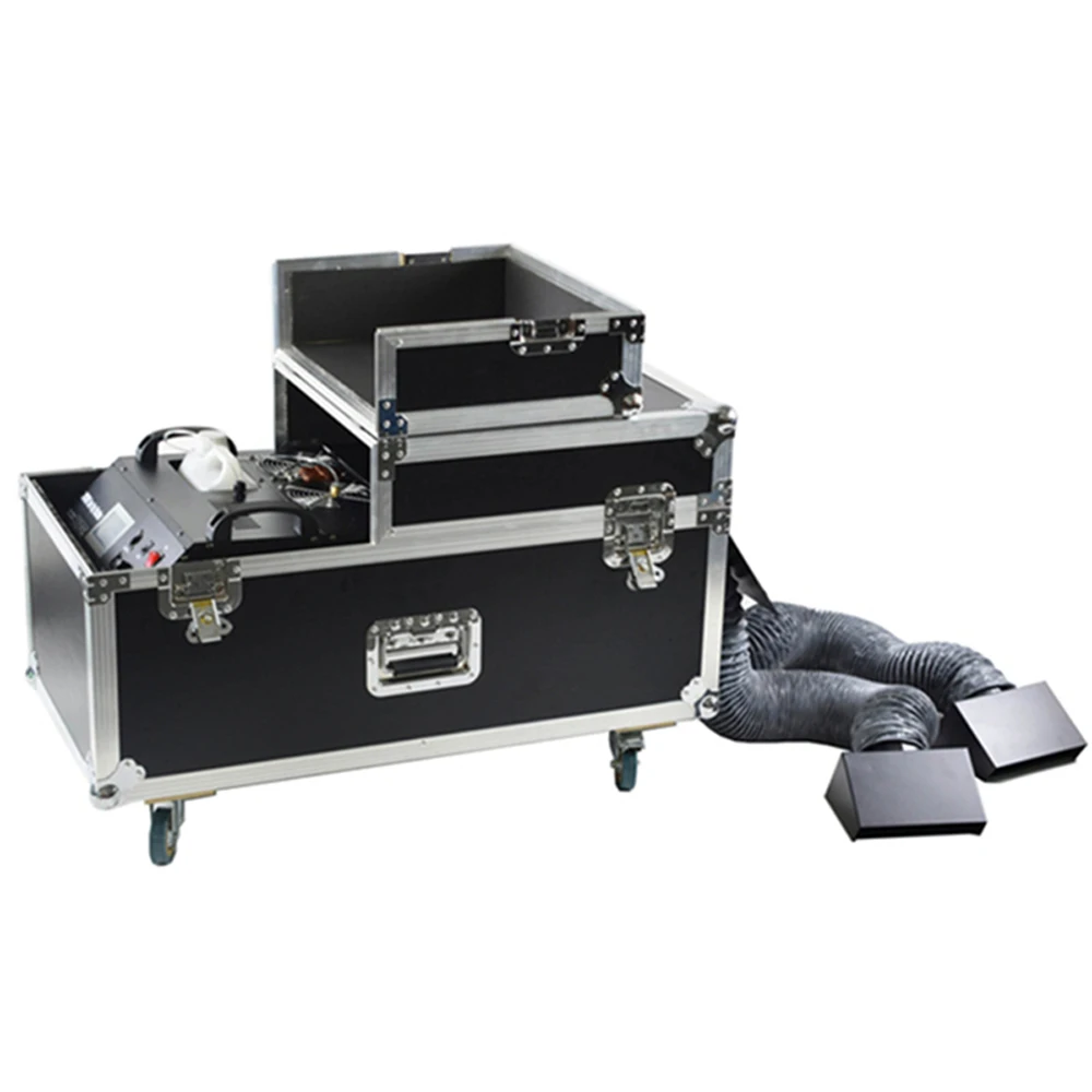 Low lying Fog Machine Double Tube 4000W High-Power Low Smoke Water Mist Machine Smoke Machine Wetting Party