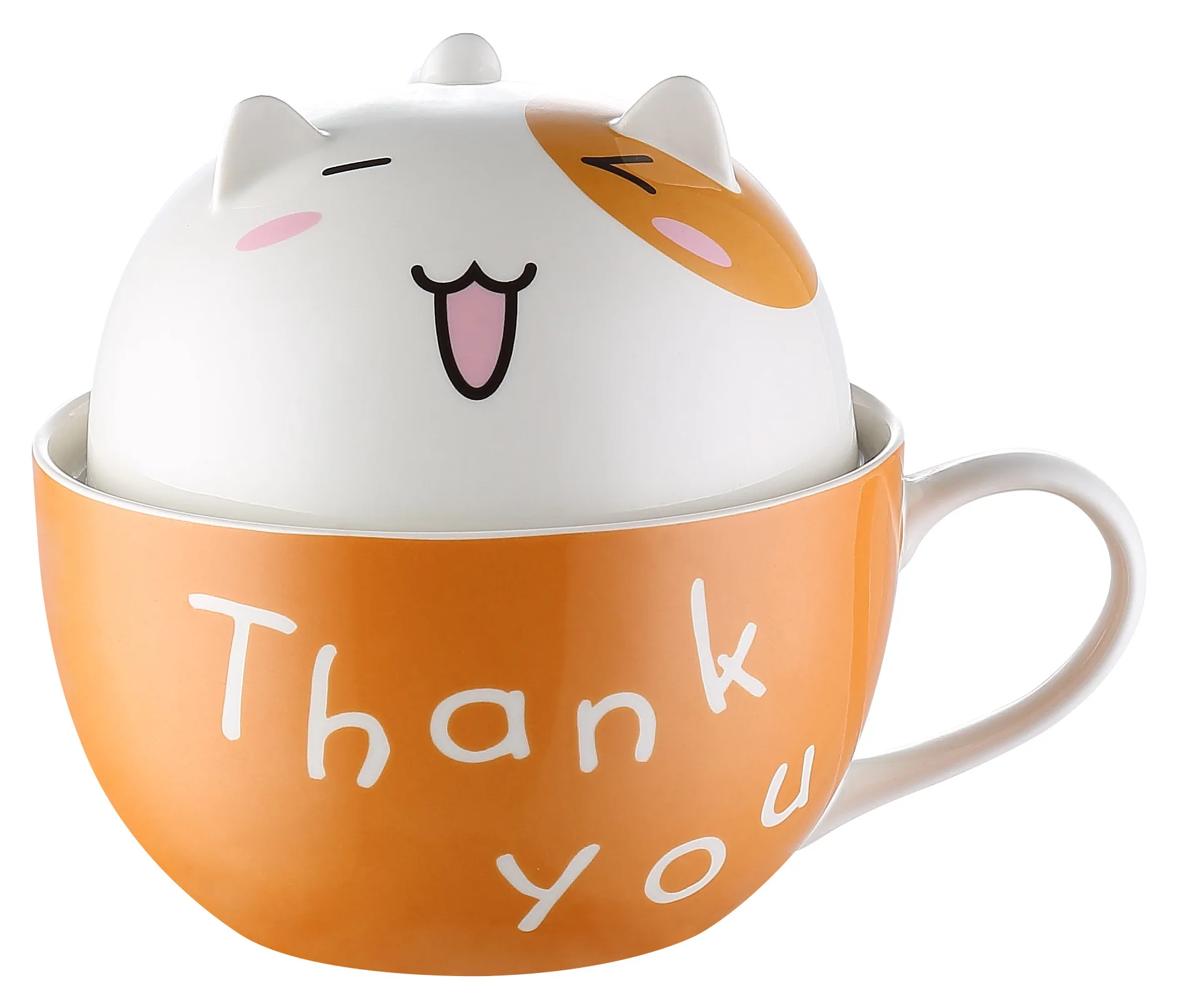 cat shape home beef oatmeal noodle mug instant ramen bowl instant bowl ceramic for noodle