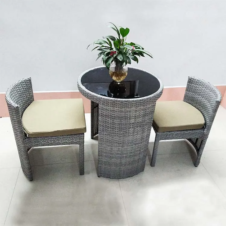Waterproof Fabric Modern Sun Beds Outdoor Furniture Garden Set Vietnam Bamboo Outdoor Furniture PE Rattan 1set/ctn Metal+rattan