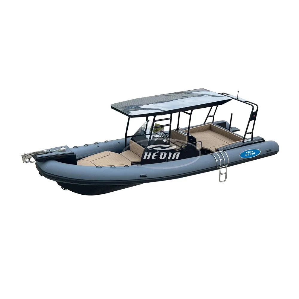 Chinese Factory Price 32ft RIB 960 Semi Rigid Aluminum Hull Sport Orca Hypalon Inflatable Luxury RIB Boat 960