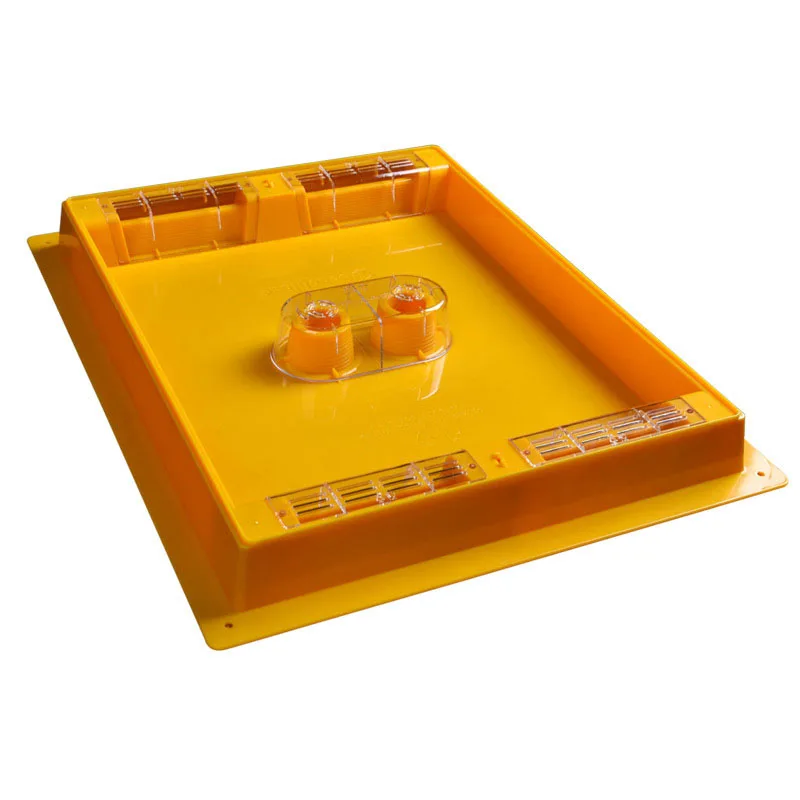 Upgraded Square Plastic Top Bee Feeder Suitable for Langstroth Hive 10 Frame Beekeeping Supplies Tool