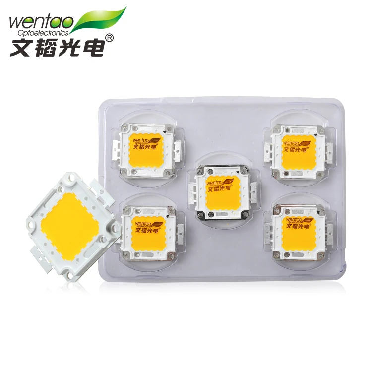 Полный спектр теплого белого золота 30 Вт 50 Вт COB высокой мощности Epistar Интегрированный Светодиодный источник света