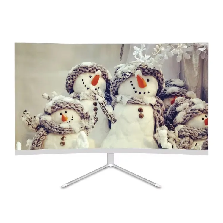 Super Wide 24 inch Curved Screen Gaming Monitor VGA High-Definition MI Input