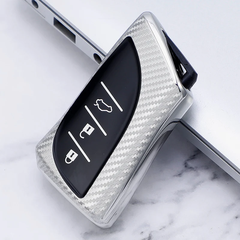 New Carbon TPU Car Remote Key Cover key Case For Lexus ES300h
