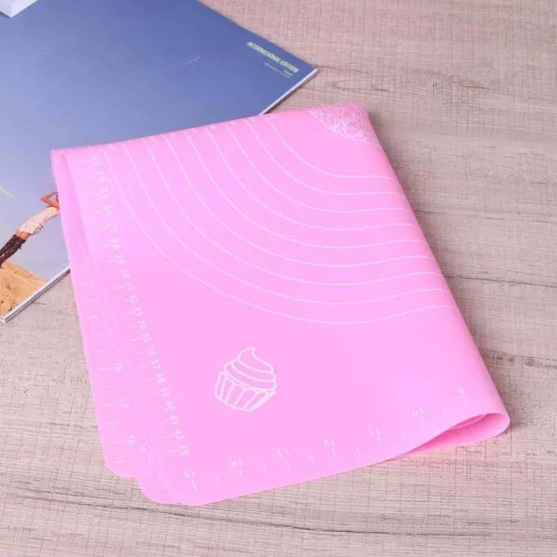 Ex-large силиконовый коврик для выпечки духовки раскатки теста помадки не прилипает инструменты