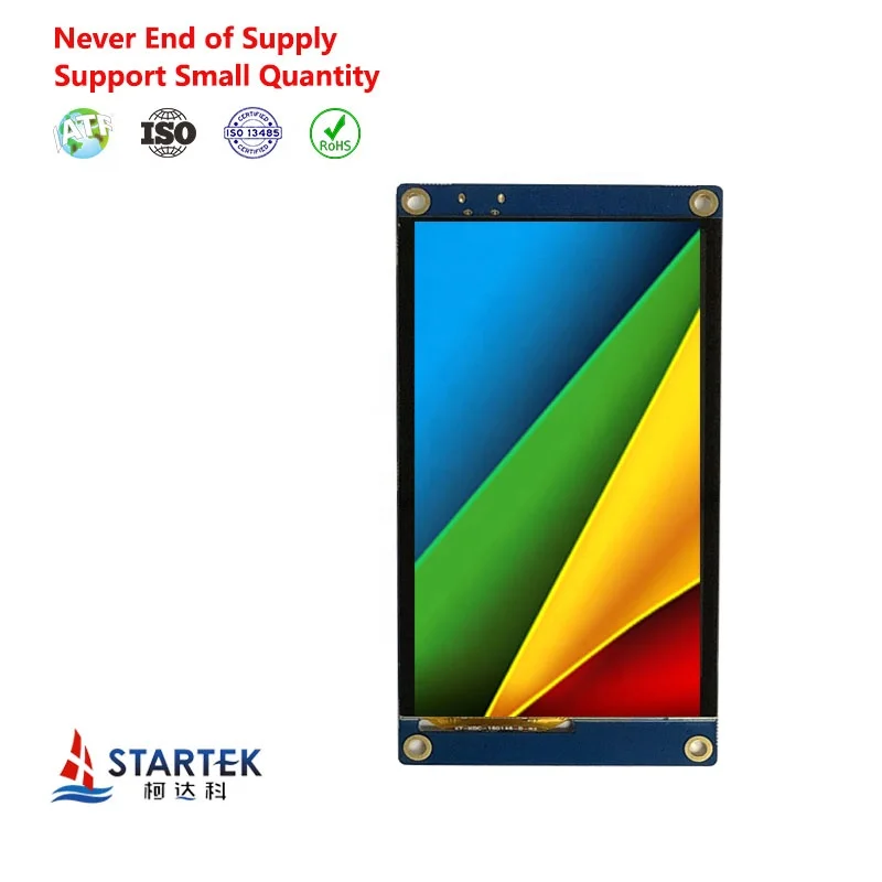 4 inch UART LCD 480*800 Resolution 50 pin UART RS232 RS485 module with uart interface board