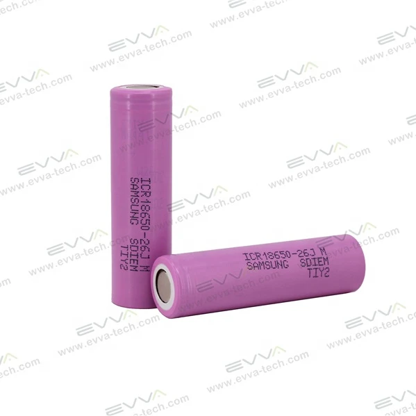 Original SDI ICR18650-26JM 2600mAh Li-ion Rechargeable Battery Samsung ICR18650-26JM