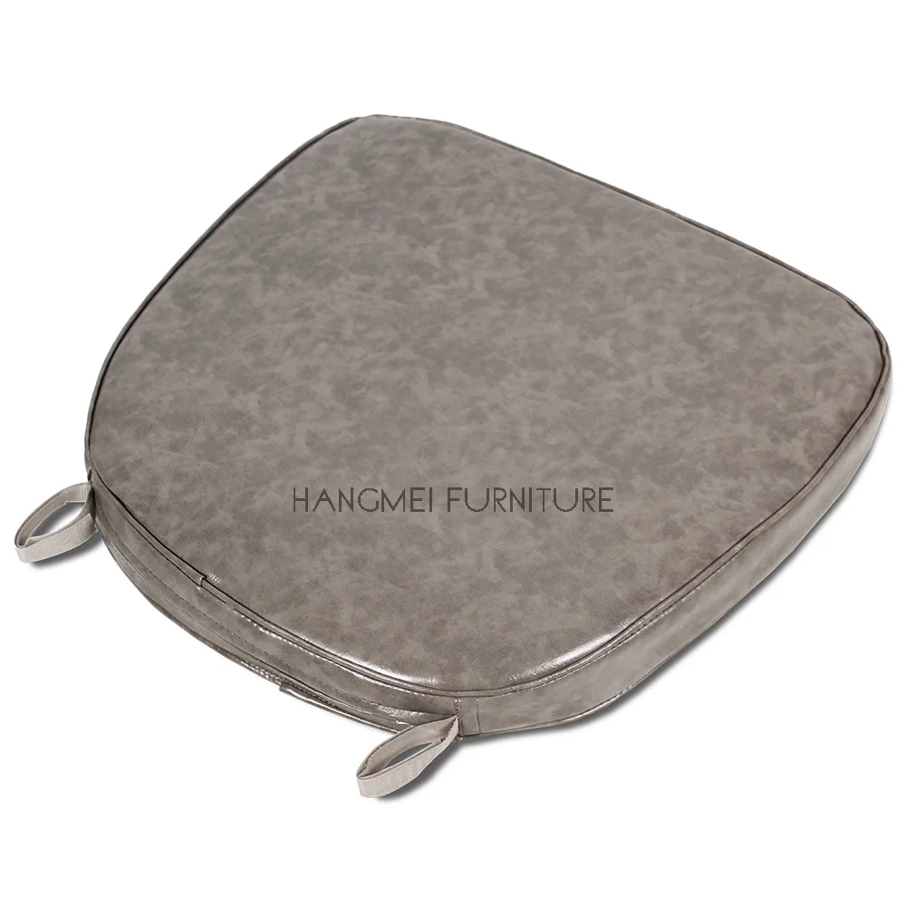Wholesale Hotel Furniture Wedding Banquet Chair Used Washable High Density Movable PU Leather Chiavari Cushion