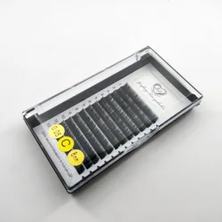 12 rows of 8-12mm classic  high-quality matte soft eyelashes, C-shaped curled single grafted eyelashes