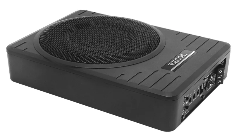 Edge SL1710 10 Inch 300 Watts Max Power Underseat Slim Amplified Car Subwoofer