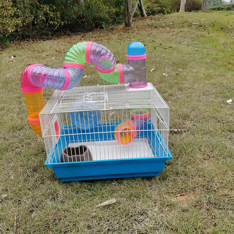 Wholesale Factory Luxury Custom Fold Cheap Plastic Metal Acrylic Hamster Cage for Sale