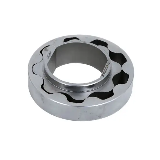 CNC Machined Custom LOGO 4140 billet steel oil pump gear for Reimax Nissan Tb48