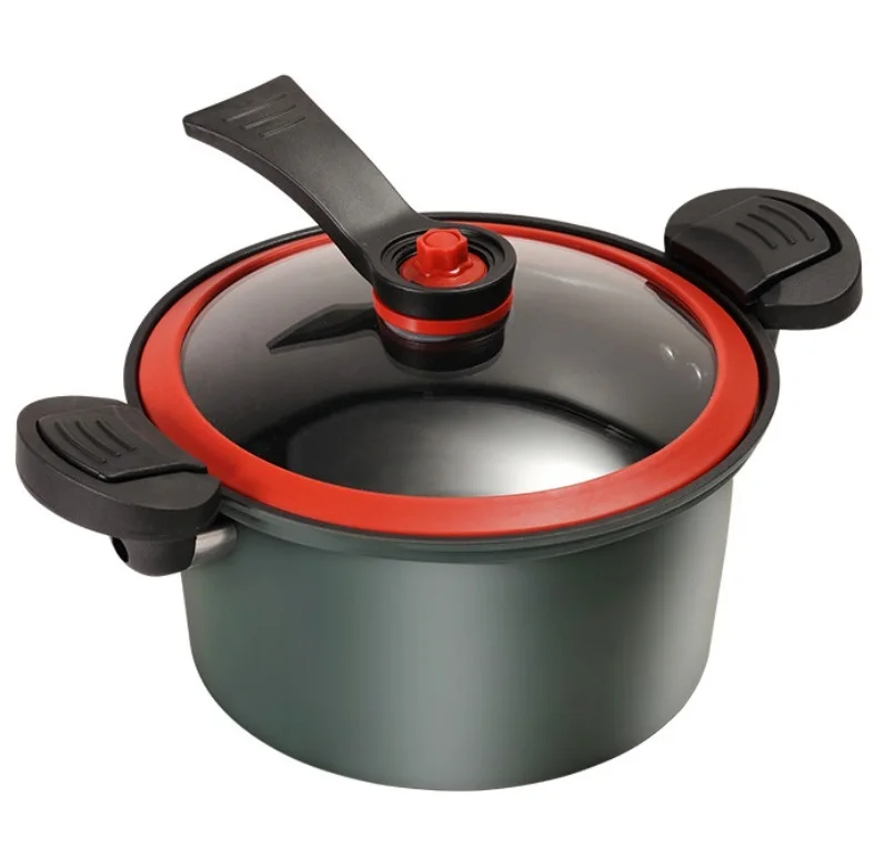popular Cook fast time saving Non-Stick Thickened Bottom durable soup pot low pressure pot micro pressure cooker