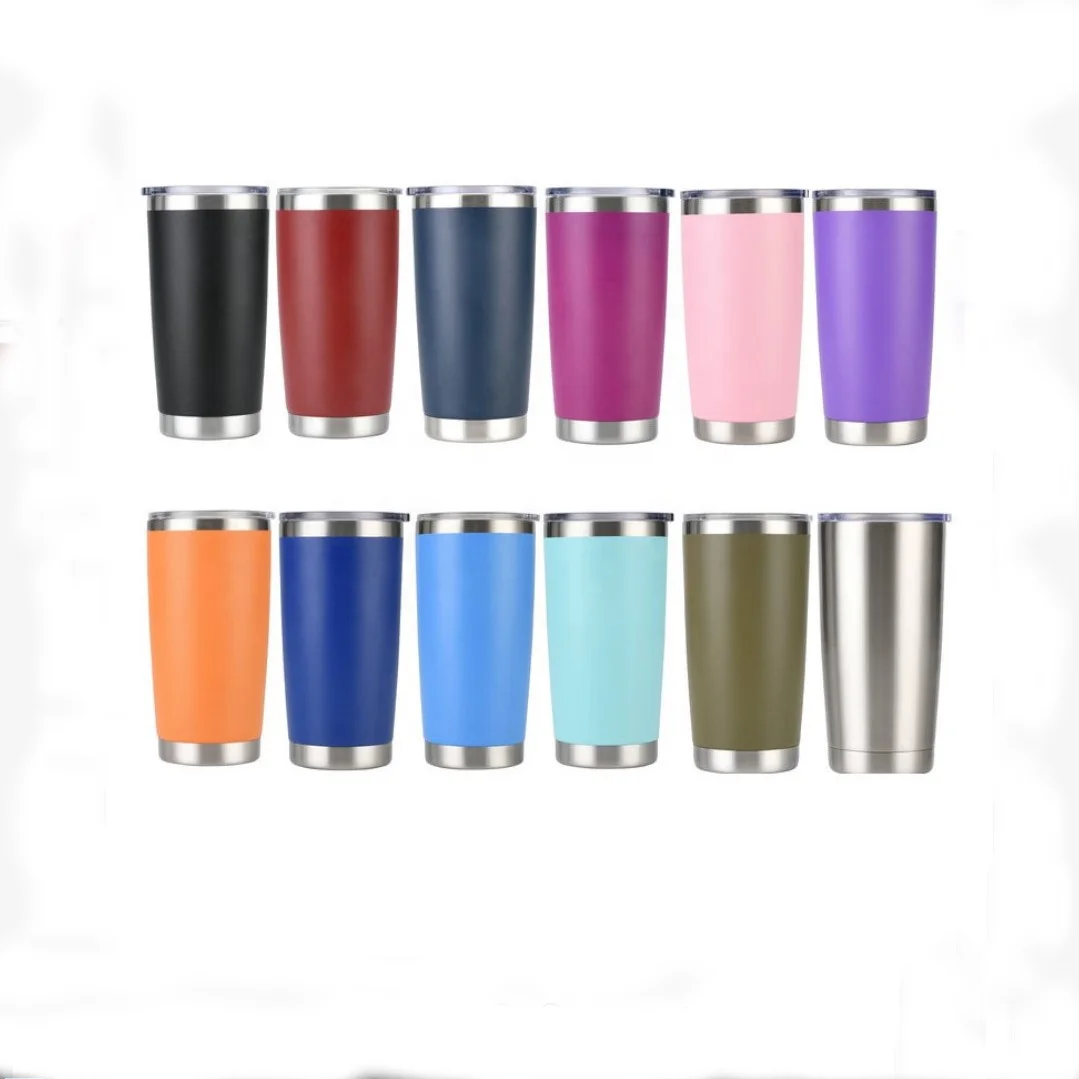 Wholesale Custom Logo Magnetic Mug 20oz/30oz Double Walled Stainless Steel Coffee Magnetic Tumbler Cups With Magnetic Lid