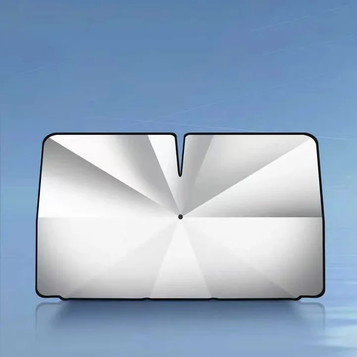 Custom Logo Foldable Uv Proof 170t 190t Car Sunshades Protection Umbrella for Sedan Suv Front Windshield