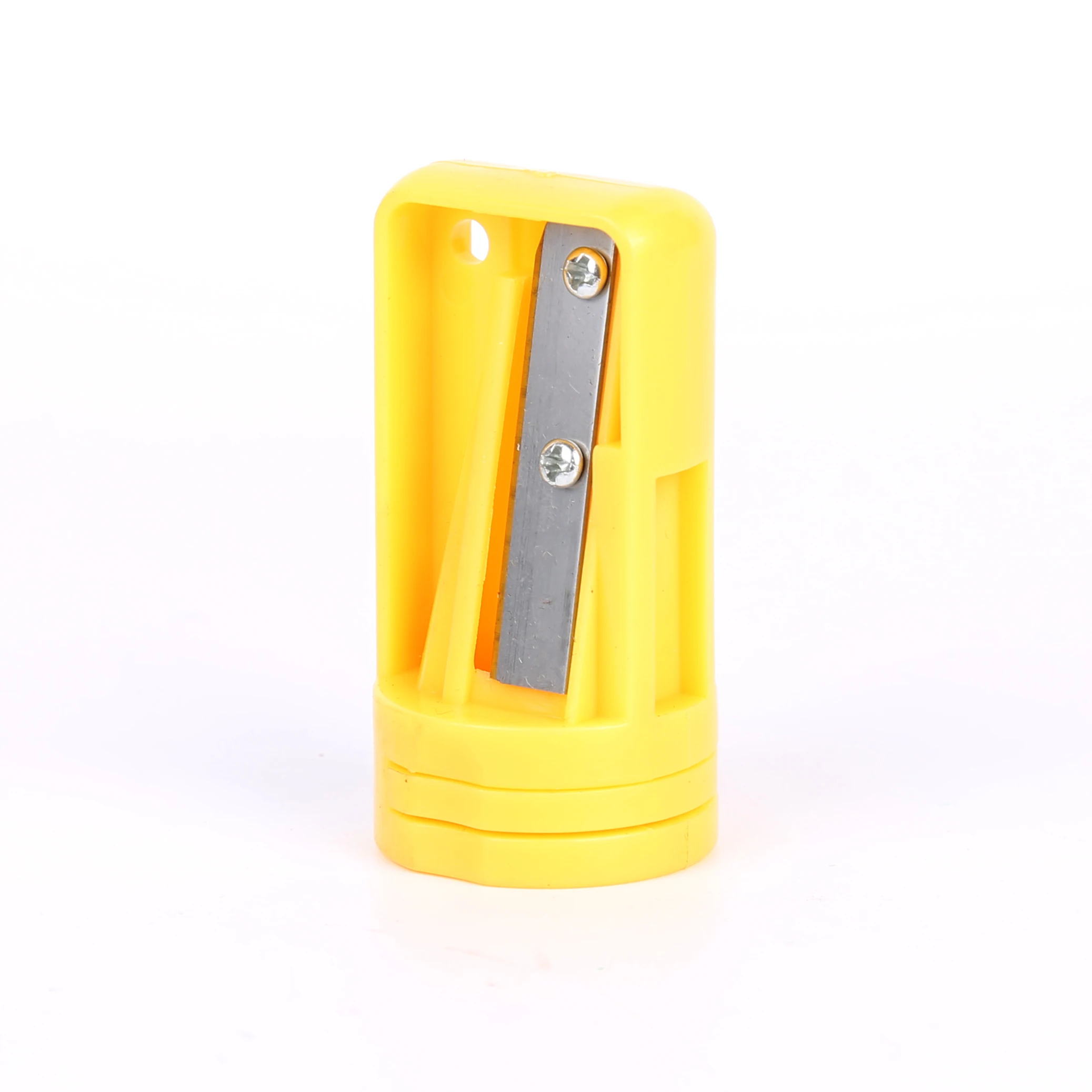 Высококачественная точилка для карандашей из АБС-пластика для плотничных карандашей, цветная стандартная точилка с логотипом на заказ