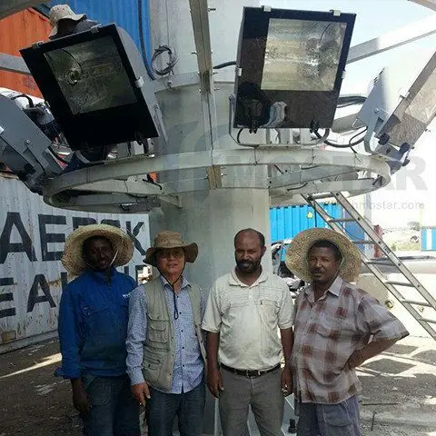 6 м кронштейн солнечной панели Восьмиугольные уличные фонари