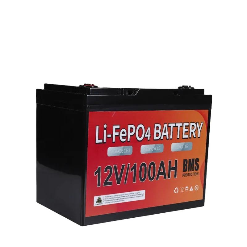 Jingsun Factory Sale Batterie Solaire Lithium 100ah 12v Lithium Battery Cells Metal Electric Vehicles 12 Volt Sealed Storage LFP