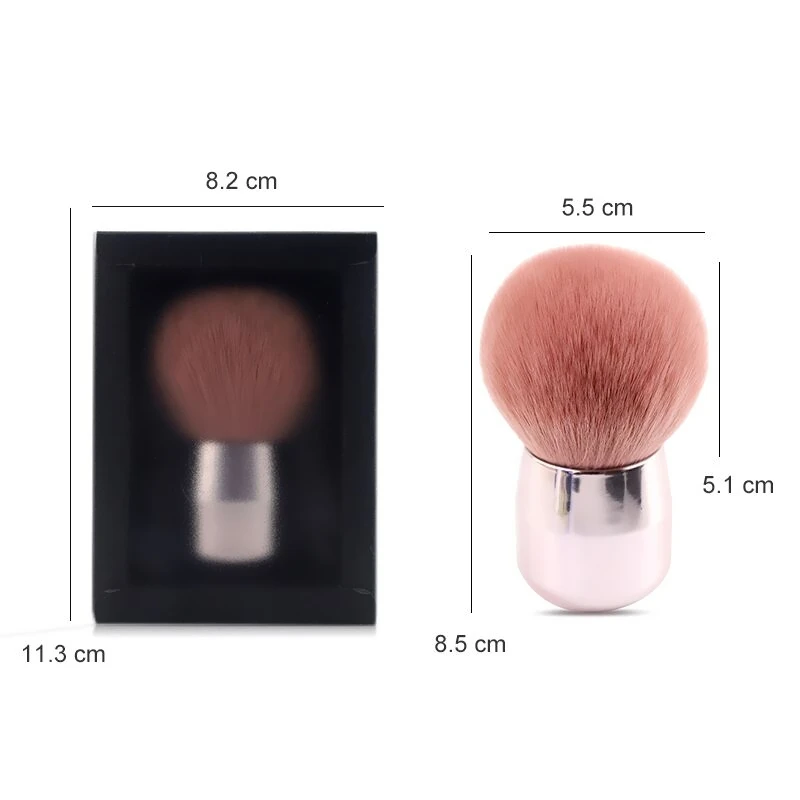 Custom Deluxe Comfort Soft Nail Dust Mushroom Knife Brush Loose Powder Nail Cleaning Brush Nail Tool