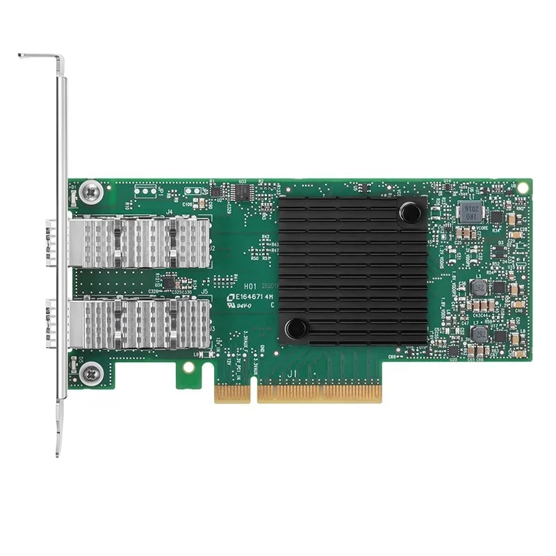 MCX4121A-XCAT для Mellanox ConnectX-4 зарядное устройство с двумя портами 10 Gigabit Ethernet адаптер карты Сетевая интерфейсная