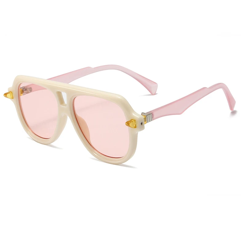 Stylish Large Frame  Retro Vogue Party Flat Top pilot Sunglasses Fashion Men And Women Sunglasses