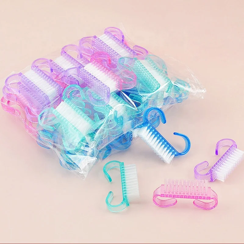 Hot sale pink nail dust brush manicure cleaning cleaner brush fingernail nail art tools