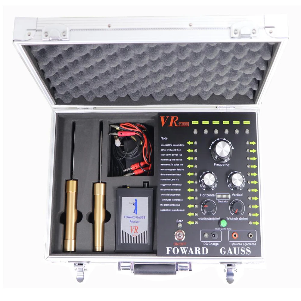 Newest model 250M Depth VR12000 Ultrasonic Long Range Treasure hunting Gold and Gem Metal Detector