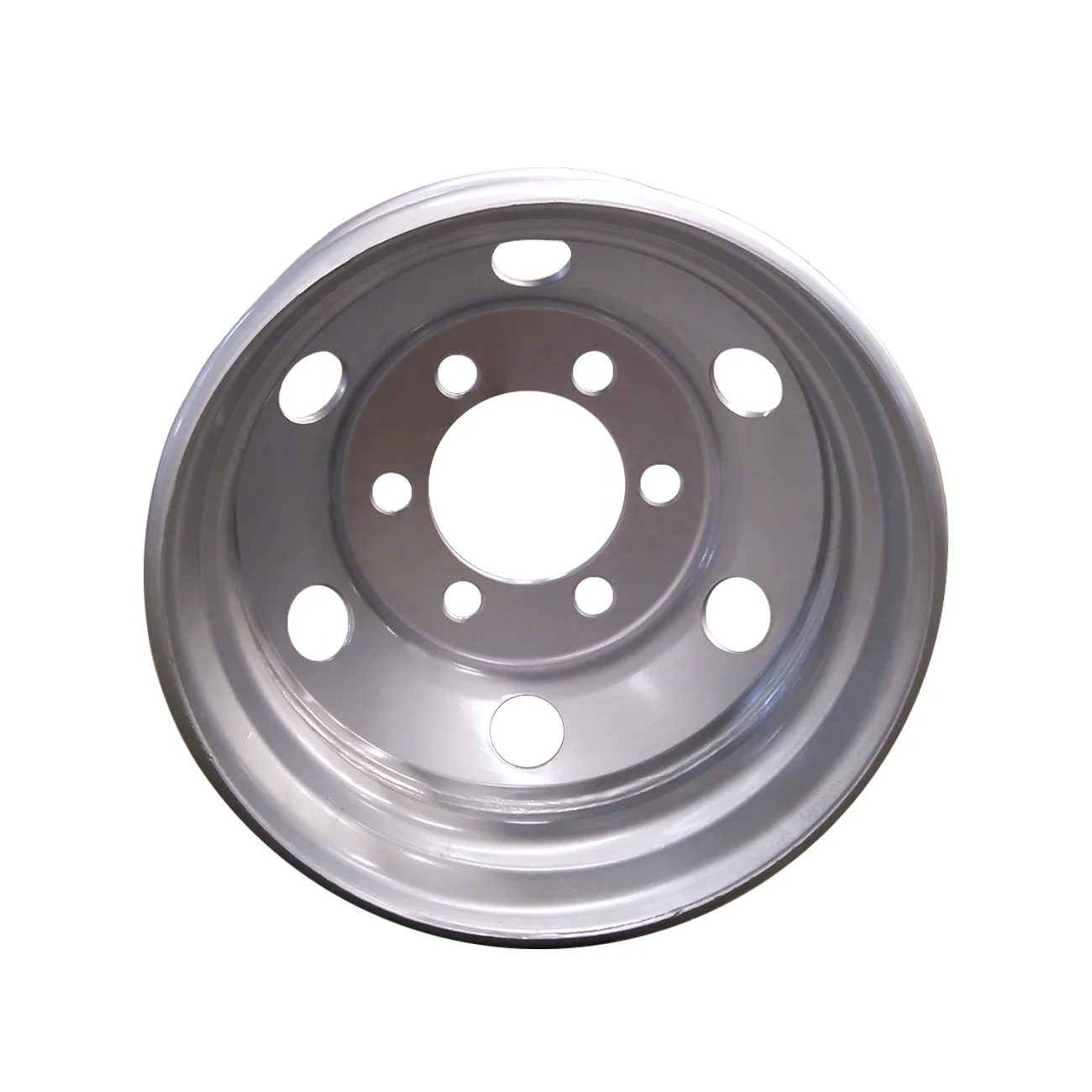 Export to middle east steel truck wheels 19.5x6.75 tubeless truck rim