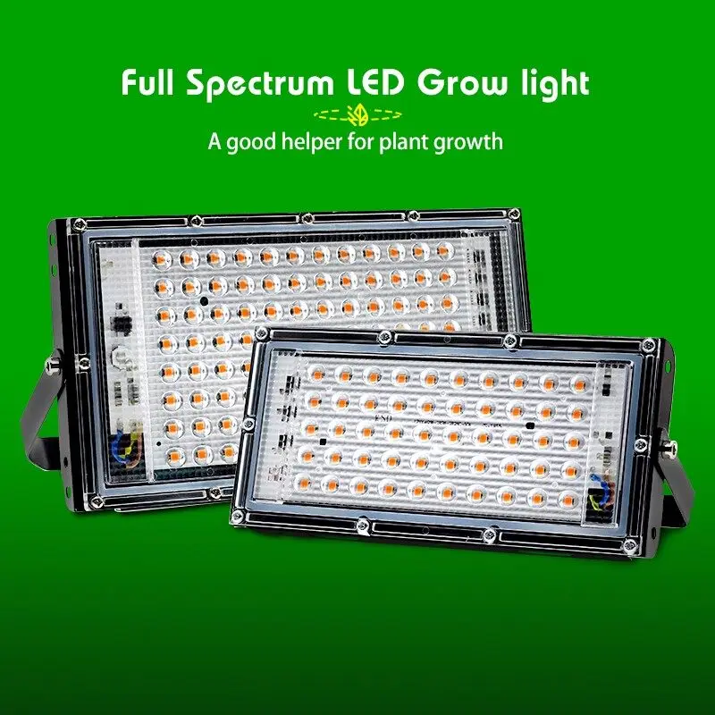 wholesale 220V 110V 50W 100W 200W LED Spotlight for plant growth greenhouse aquarium full spectrum indoor led plant grow light